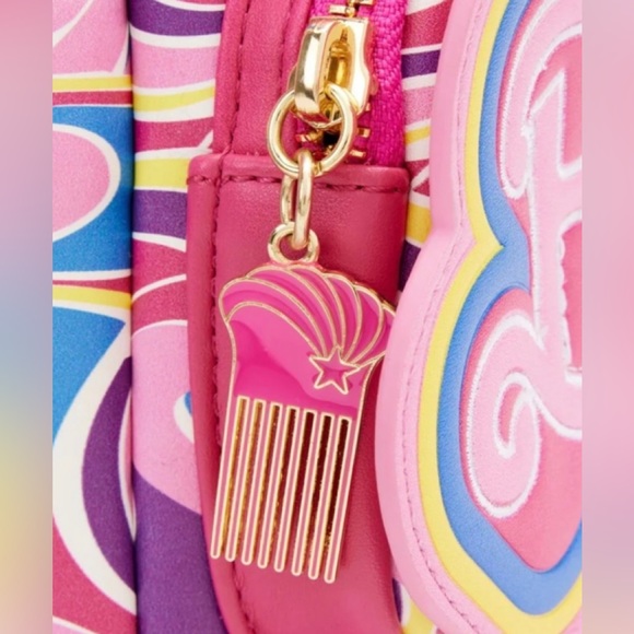 BARBIE NWT TOTALLY HAIR LOUNGEFLY BACKPACK - Picture 4 of 6